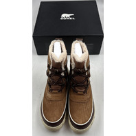 SOREL TIVOLI V WP 2082961242 NL5113-242 WATERPROOF WOMEN BOOTS SIZE 9 VELVET TAN