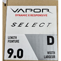 BAUER 1065178 VAPOR SELECT SR INTERMEDIATE HOCKEY SKATE US 9 UK 42 BLACK WIDTH D