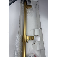 KOHLER AWAKEN 98342-2MB 30" DELUXE SLIDEBAR VIBRANT BRUSHED MODERN BRASS
