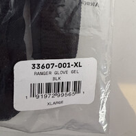 FOX RACING MEN'S RANGER GLOVE GEL SIZE XL COLOR BLACK 33607-001-XL