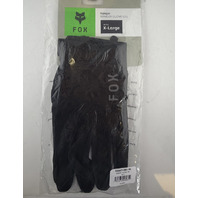 FOX RACING MEN'S RANGER GLOVE GEL SIZE XL COLOR BLACK 33607-001-XL