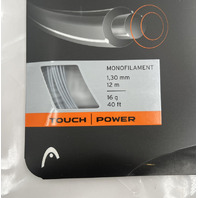 LOT OF 4 HEAD LYNX TOUCH 16 GAUGE BLACK/GREY TENNIS STRING 281042-16TB-11TW
