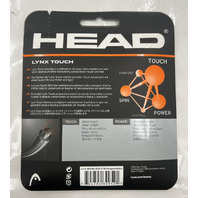 LOT OF 4 HEAD LYNX TOUCH 16 GAUGE BLACK/GREY TENNIS STRING 281042-16TB-11TW