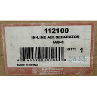 BELL & GOSSETT IAS-3 112100 3" IN-LINE AIR SEPARATOR