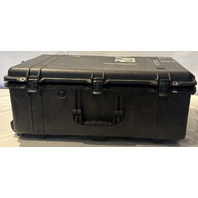 PELICAN 1650 CASE BLACK EQUIPMENT UTILITY CASE HARD COVER CARRIER