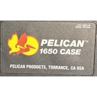 PELICAN 1650 CASE BLACK EQUIPMENT UTILITY CASE HARD COVER CARRIER