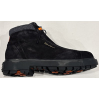 SANTONI CORVAT-D-GEXU60 MGSM18972OCNAGEXU60 MEN'S BLUE SUEDE HIKING BOOTS US 10