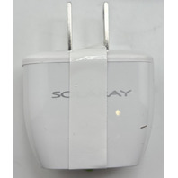LOT OF 24 SOLARAY 2.1A DUAL USB ASSORTED COLOR WALL CHARGER BULK
