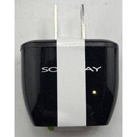 LOT OF 24 SOLARAY 2.1A DUAL USB ASSORTED COLOR WALL CHARGER BULK