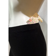 JOHNNY WAS WOMEN'S VELVET LEGGINGS LARA COLOR BLACK J64725 SZ SMALL S