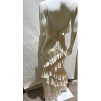LOVE SHACK FANCY RIALTO FLORAL BOW PRINT MAXI DRESS D1948-3153 SIZE 8
