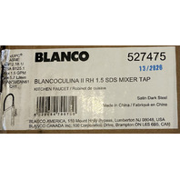 BLANCO BLANCOCULINA II 527475 1.5 GPM MIXER TAP SATIN DARK STEEL KITCHEN FAUCET