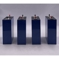 LOT OF 4 SJY LIFEPO4 CELL GRADE A PRISMATIC CELL 3.2V W/ WELDING STUDS  280AH