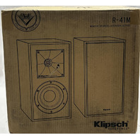 KLIPSCH REFERENCE R-41M BLACK MONITOR SPEAKERS 90 X 90 TRACTRIX HORN