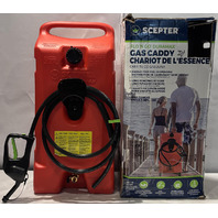 SCEPTER FLO'N GO DURAMAX GAS CADDY 14 GAL 53 LITER WITH LONG REACHING 10' HOSE