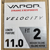 BAUER 1065176 VAPOR VELOCITY INTERMEDIATE HOCKEY SKATE US 11 UK 44 BLACK W FIT 2