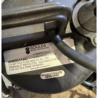 GOULDS WATER TECHNOLOGY WW0511AC SUBMERSIBLE PUMP FOR USE IN TANK OR BASIN