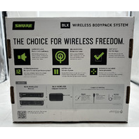 SHURE BLX14-H10 WIRELESS BODYPACK SYSTEM WITH WA302 GUITAR CABLE
