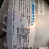 PORTACOOL EVAPORATIVE COOLER MOTOR MOD: MTRR0002  1.2HP WITH 4 1/2" PULLY