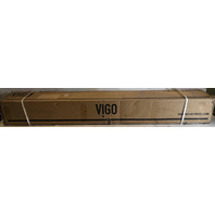 VIGO VG08013MG ELLINGTON 59"H 4 JET MATTE BRUSHED GOLD SHOWER PANEL W/ HAND WAND