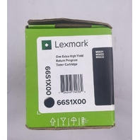 LEXMARK GENUINE 66S1X00 UNISON TONER EXTRA HIGH BLACK TONER CARTRIDGE
