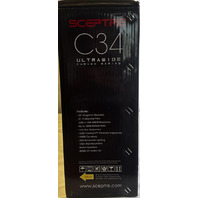 SCEPTRE C345B-QUT168-1 C34 ULTRAWIDE CURVED GAMING 180HZ 3440 X 1440 RESOLUTION