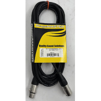 LOT OF 6 STAGEMASTER LO-Z XLR 15 FT HIGH QUALITY MIC CABLE SMM-15