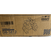 BALANCEFROM DB-5812 MULTICOLORED DUMBELL SET 5 8 & 12LBS