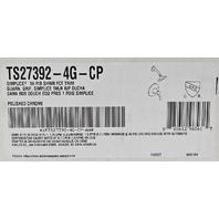 KOHLER TS27392-4G-CP SIMPLICE RITE-TEMP&reg; SHOWER TRIM KIT 1.75 GPM POLISH CHROME