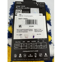 FORBAREFEET APPAREL 109 DIAMOND DENVER NUGGETS FUZZY SOCKS ONE SIZE FIT MOST