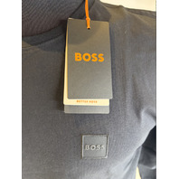BOSS MEN'S TACKS LONG SLEEVE SHIRT 50512111 SIZE L LARGE COLOR BLACK NWT