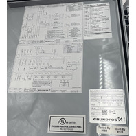 GRUNDFOS LC 241 99612818 V02 2X8-32 DOL 3X208/230/460 PO OPT PUMP CONTROL PANEL