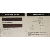 HUNTER 52107 42" INDOOR CEILING FAN BUILDER SMALL ROOM 5 BLADES & LED LIGHT KIT