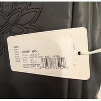 JOHNNY WAS WOMEN'S CYNDI CROPPED BABY BOOT VEGAN COLOR BLACK L60525 SZ 28