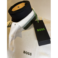 BOSS MEN'S PADDY AP HERITAGE 50538101 SIZE MEDIUM COLOR WHITE GREEN