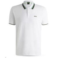 BOSS MEN'S PADDY AP HERITAGE 50538101 SIZE MEDIUM COLOR WHITE GREEN