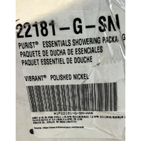 KOHLER 22181-G-SN PURIST ESSENTIALS SHOWERING PACKAGE IN VIBRANT POLISHED NICKEL
