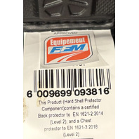 LEATT BODY PROTECTOR 6.5 5021400101 IMPACT CHEST GRAPHENE L2 166-172CM BLACK M