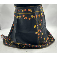 JESSIE ZHAO 10987019 REVERSIBLE SWIM COVER UP SKIRT-NIGHT GARDEN M/L