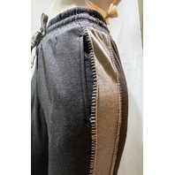JOHNNY WAS WOMEN'S BEE ACTIVE BLANKET STITCH JOGGER CHARCOAL A5825 SZ XSMALL XS