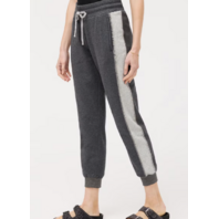 JOHNNY WAS WOMEN'S BEE ACTIVE BLANKET STITCH JOGGER CHARCOAL A5825 SZ XSMALL XS