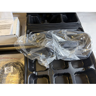 DELTA TRINSIC T4754-BLFL FLOOR MOUNT TUB FILLER & HAND SHOWER MATTE BLACK FAUCET