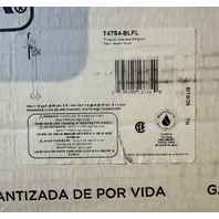 DELTA TRINSIC T4754-BLFL FLOOR MOUNT TUB FILLER & HAND SHOWER MATTE BLACK FAUCET