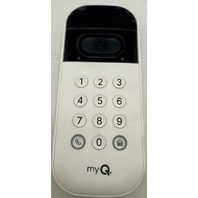 MYQ MYQ-K40TXXW WHITE SMART GARAGE DOOR VIDEO KEYPAD WITH WIDE ANGLE CAMERA
