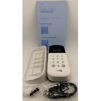 MYQ MYQ-K40TXXW WHITE SMART GARAGE DOOR VIDEO KEYPAD WITH WIDE ANGLE CAMERA