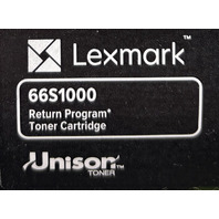 LEXMARK GENUINE 66S1000 ONE TONER CARTRIDGE UNISON TONER
