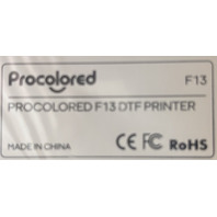 POLOCOLORED F13 A3 ROLLER DTF T-SHIRT PRINTER PANDA DESIGN