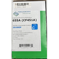 DME 655A 201095P REPLACEMENT TONER CARTRIDGE CYAN FOR CF451A