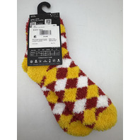 LOT OF 3 FORBAREFEET APPAREL 109 DIAMOND USC TROJANS FUZZY SOCKS OSFM