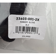 FOX RACING MEN'S RANGER GLOVE SZ SMALL S COLOR BLACK 33603-001-2XL